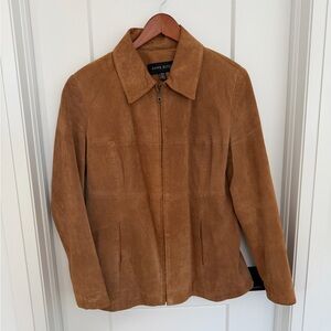Anne Klein Brown Suede Jacket